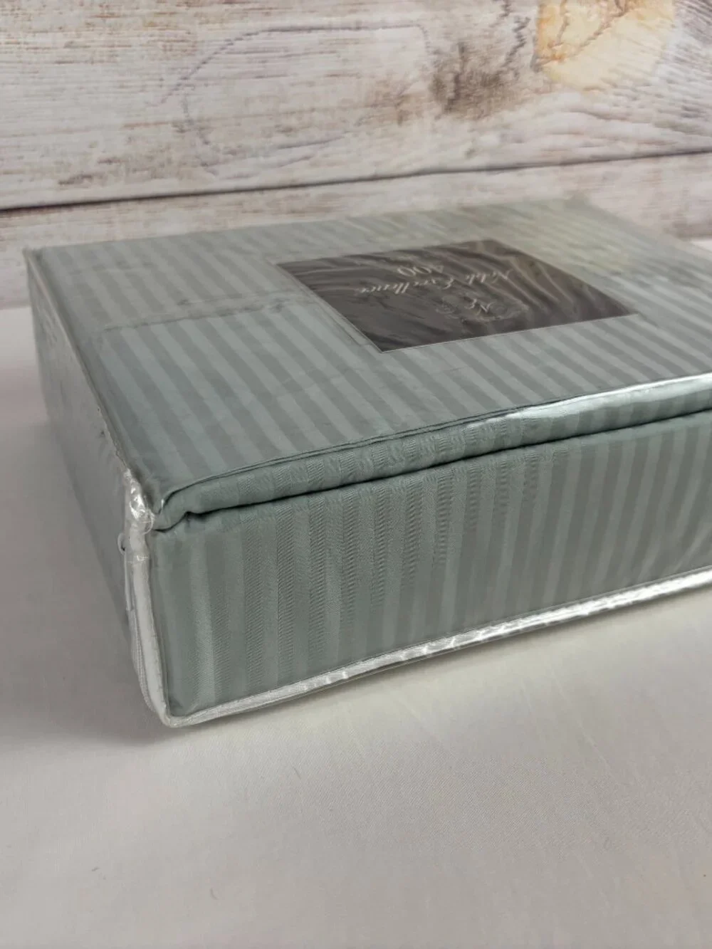 Noble Excellence Melani Full Sheet Set Cotton Sateen Dobby Stripe 400 TC